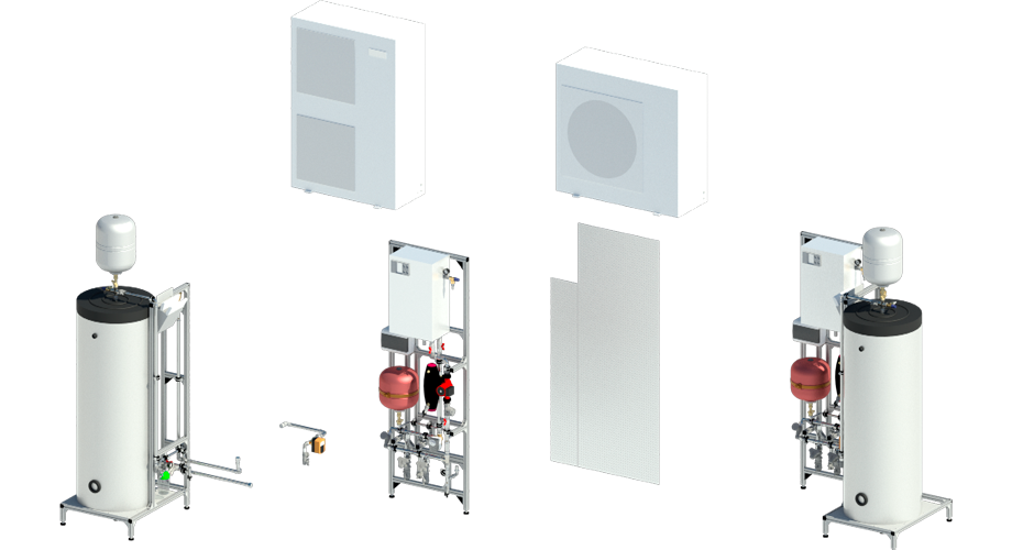 Конструктор блочно-модульной котельной HeatPumpBox-1 в Сочи